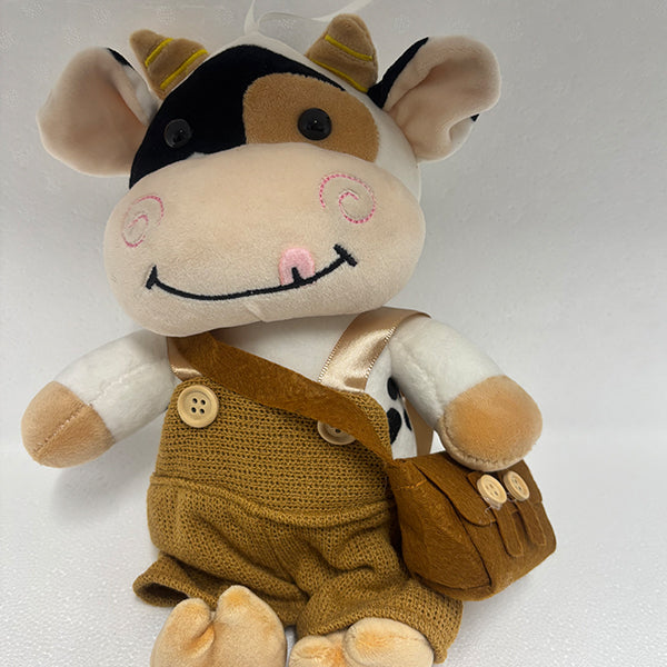 MILK COW - WITH OVERALLS & BAG