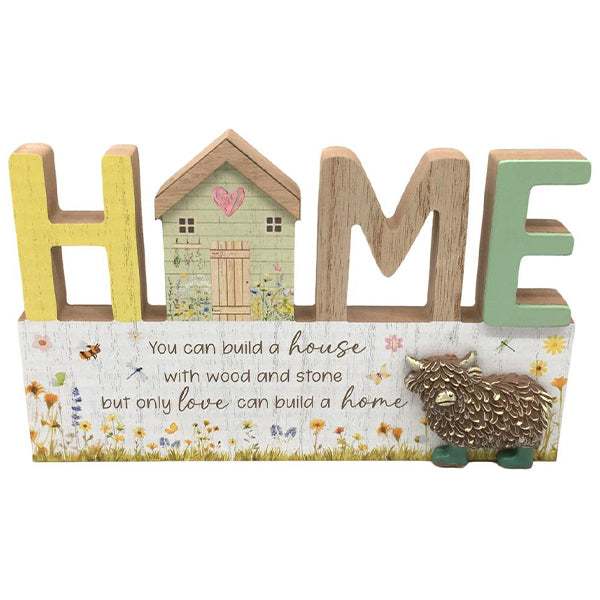 HIGHLAND HOME PLAQUE
