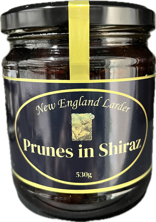 PRUNES IN SHIRAZ SYRUP