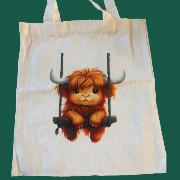 HIGHLAND COW TOTE BAG