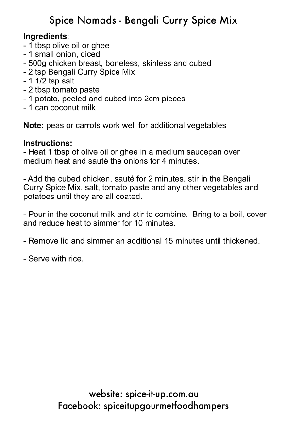 BENGALI CURRY SPICE MIX