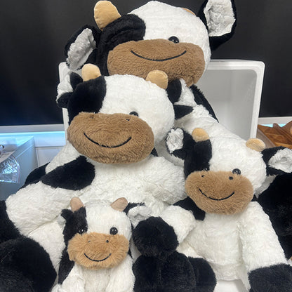 BLACK & WHITE COW CUDDLE TOY