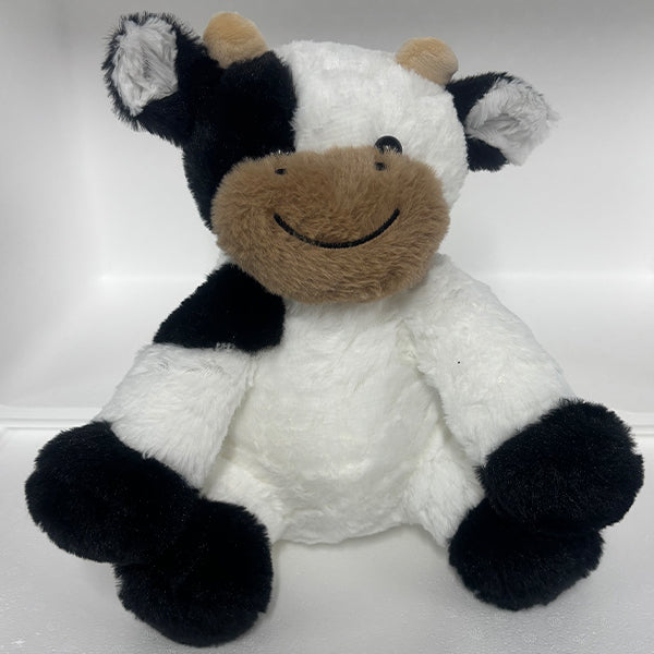 BLACK & WHITE COW CUDDLE TOY
