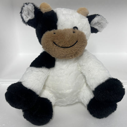 BLACK & WHITE COW CUDDLE TOY