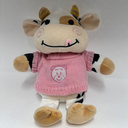 MILK COW TOY - WITH KNITTED JUMPER