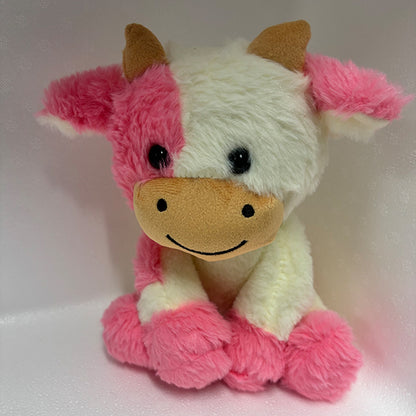 COLOURED SITTING COW TOYS