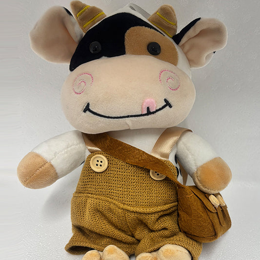 MILK COW - WITH OVERALLS & BAG