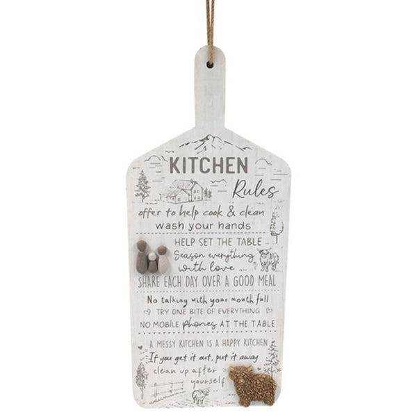 HIGHLAND HANGING KITCHEN RULES